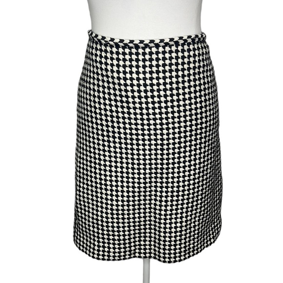 Loft Houndstooth Pencil Skirt - Picture 1 of 5